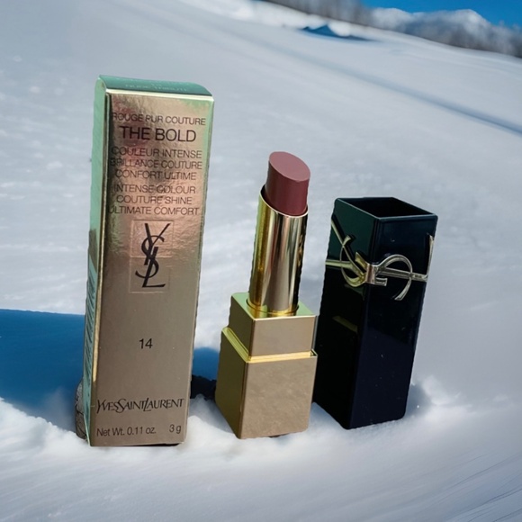Yves Saint Laurent Rouge Pur Couture THE BOLD #14 Nude Tribute YSL Lipstick NIB - Picture 4 of 5